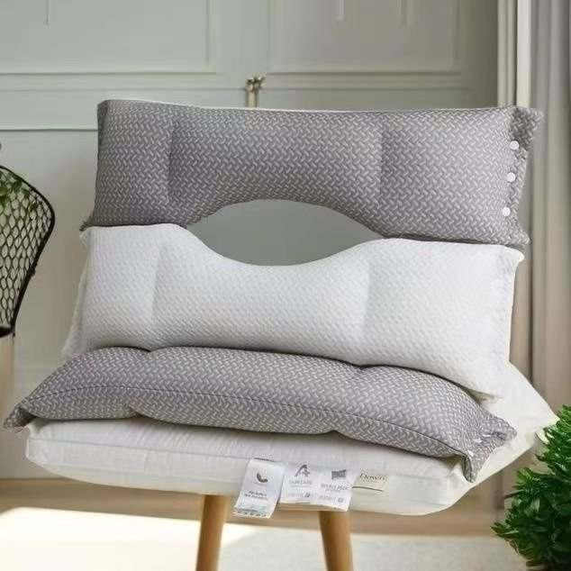 3-in-1 Double-Layer High-Support Adult Pillow Core Pair | Adjustable Ergonomic Cervical Sleeping Pillow for Home Bedding O1CN01AwObg11ec88rUlvMO 2215142563891 0 Cib