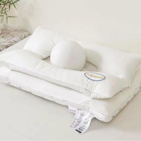 3-in-1 Double-Layer High-Support Adult Pillow Core Pair | Adjustable Ergonomic Cervical Sleeping Pillow for Home Bedding O1CN01YDsMre1ec8EBcnPM4 2215142563891 0 Cib