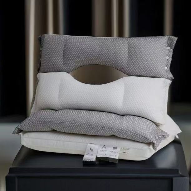 3-in-1 Double-Layer High-Support Adult Pillow Core Pair | Adjustable Ergonomic Cervical Sleeping Pillow for Home Bedding O1CN01gcUekG1ec86KzApXl 2215142563891 0 Cib